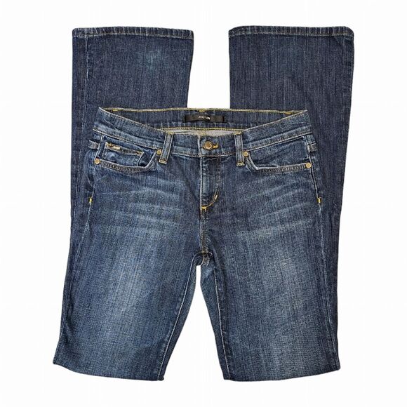 Joe's Jeans Women's 27 The Rocker Fit Burke Wash Flare Denim Jeans - Picture 9 of 16